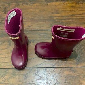 Hunter rain boots for toddler size 8/9